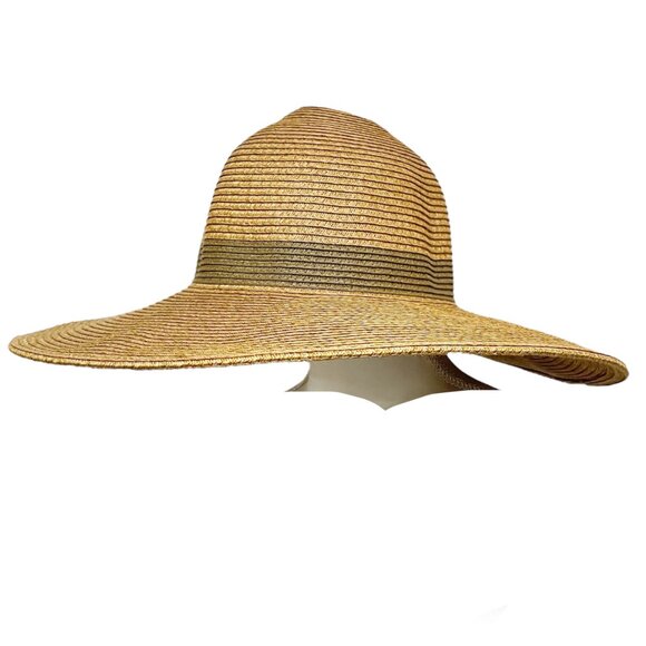 L*Space Classic Wide Brim Straw Sun Hat Coastal Cowgirl, Beachcore, Minimal Chic - Picture 2 of 10